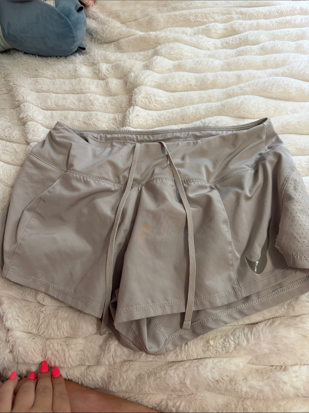 Nike Women’s Light Taupe Athletic Drawstring Shorts
